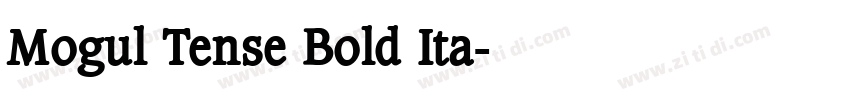 Mogul Tense Bold Ita字体转换 Mogul Tense Bold Ita字体转换